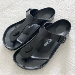 Birkenstock Gizeh EVA Sandal Womens Black 39 8-8.5